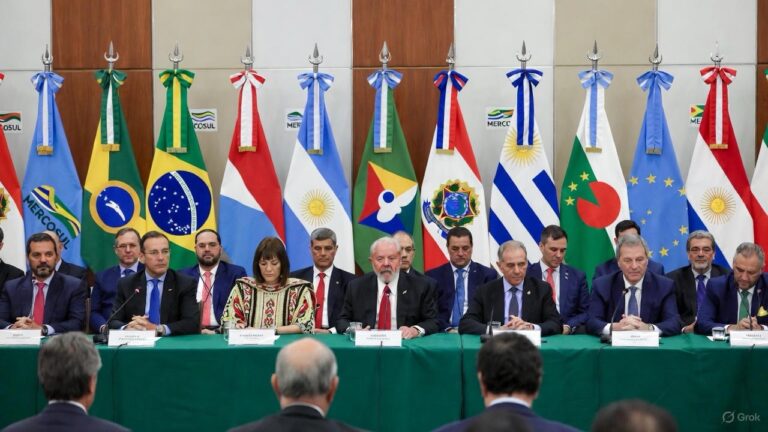 Ministros do Mercosul alertam sobre Maduro e cobram avanço do acordo com a União Europeia